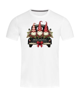 Koszulka męska Świąteczna z krasnalami na Święta Merry Christmas