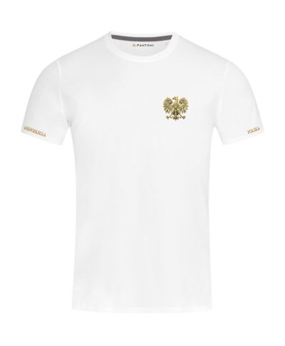 Koszulka męska Patriotyczna Orzeł Złoty Niepodległa Polska