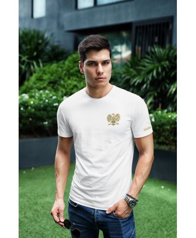 Koszulka męska Patriotyczna Orzeł Złoty Niepodległa Polska