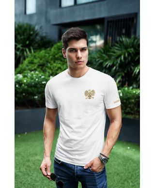 Koszulka męska Patriotyczna Orzeł Złoty Niepodległa Polska