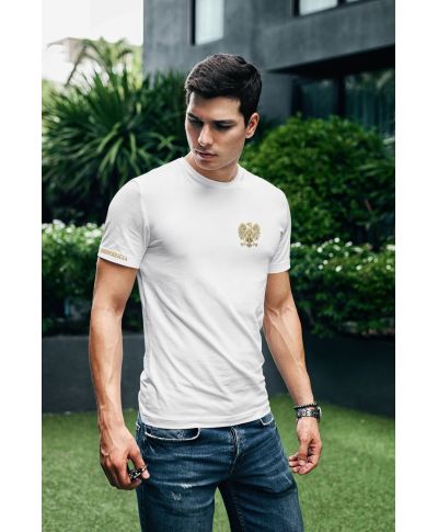 Koszulka męska Patriotyczna Orzeł Złoty Niepodległa Polska