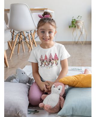 Koszulka dziecięca Świąteczna z kreskówkowymi postaciami Myszki Miki