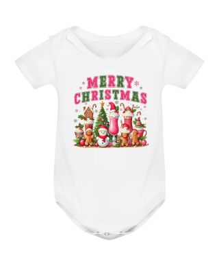 Body dziecięce Świąteczne „Merry Christmas” pełne słodyczy i magii Świąt
