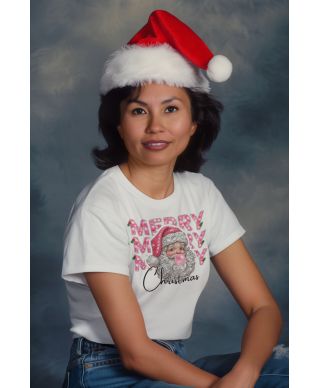 Koszulka damska Święty Mikołaj Blask Kryształowy Design świąteczny motyw