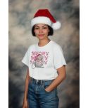 Koszulka damska Święty Mikołaj Blask Kryształowy Design świąteczny motyw