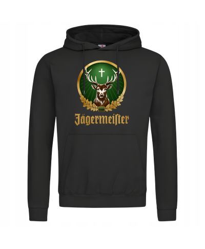 Bluza męska Świąteczna Jeleń Krzyż Zielony Ozdobny złoto symbol złote