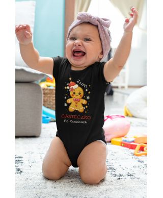 Body dziecięce Świąteczne dla dziewczynki Ciasteczko po Rodzicach Imię