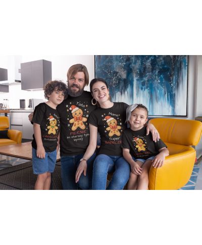 Body dziecięce Świąteczne dla dziewczynki Ciasteczko po Rodzicach Imię