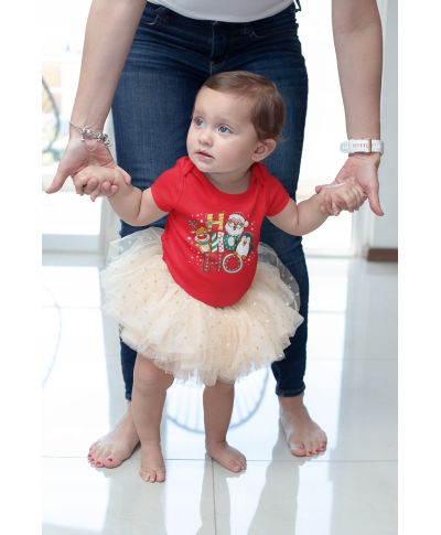 Body dziecięce świąteczne Mikołaj renifer HO HO HO pingwin święta styl