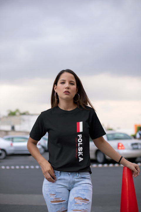 Koszulka damska Polska - Nasza Siła, Nasza Pasja patriotyczna T-shirt — zdjęcie 5