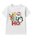 Koszulka dziecięca świąteczna Mikołaj renifer HO HO HO pingwin święta styl