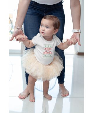 Body dziecięce Świąteczne Merry Christmas choinki ugly sweater