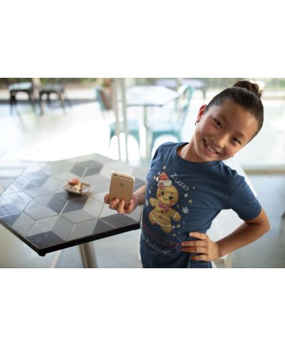 Koszulka dziecięca Świąteczna dla dziewczynki Ciasteczko po Rodzicach Imię