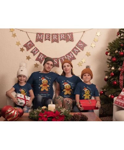 Koszulka dziecięca Świąteczna dla dziewczynki Ciasteczko po Rodzicach Imię