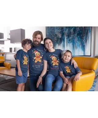 Koszulka dziecięca Świąteczna dla dziewczynki Ciasteczko po Rodzicach Imię