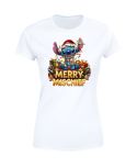 Koszulka damska Świąteczna MERRY MISCHIEF wesołe psoty słodki stworek