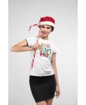 Koszulka damska świąteczna Mikołaj renifer HO HO HO pingwin święta styl