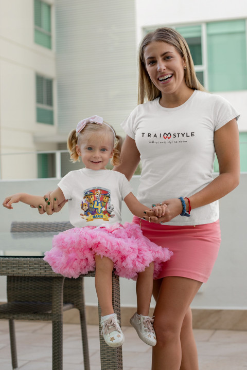 Koszulka dziecięca urodzinowa Psi Patrol prezent na 2 3 4 5 6 7 8 urodziny — zdjęcie 4