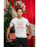 Koszulka męska Świąteczna Merry Christmas choinki ugly sweater
