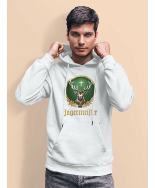 Bluza męska Świąteczna Jeleń Krzyż Zielony Ozdobny złoto symbol złote