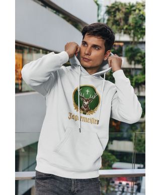 Bluza męska Świąteczna Jeleń Krzyż Zielony Ozdobny złoto symbol złote