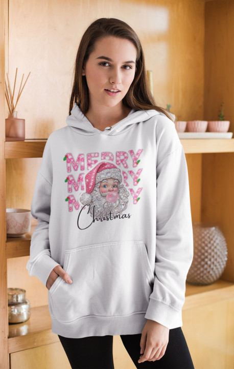 Bluza damska Święty Mikołaj Blask Kryształowy Design świąteczny motyw — zdjęcie 2
