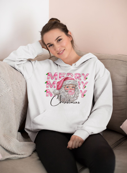 Bluza damska Święty Mikołaj Blask Kryształowy Design świąteczny motyw — zdjęcie 3
