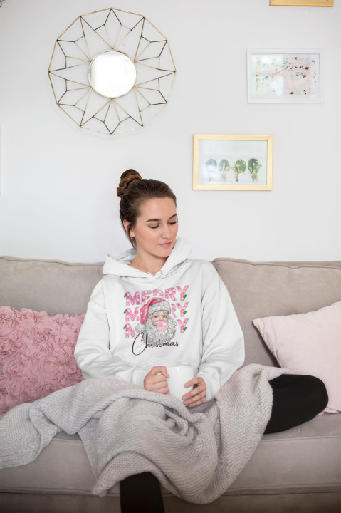 Bluza damska Święty Mikołaj Blask Kryształowy Design świąteczny motyw — zdjęcie 4