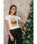 Koszulka damska Świąteczna Babeczka prezent zabawny świąteczny motyw