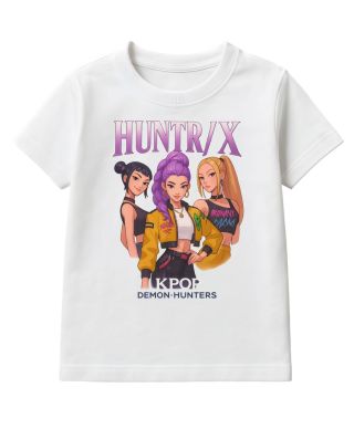 Koszulka dziecięca Huntrix K-Pop Demon Hunters dla fanek magii i muzyki