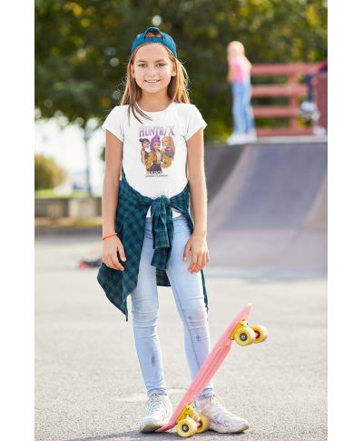 Koszulka dziecięca Huntrix K-Pop Demon Hunters dla fanek magii i muzyki