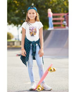 Koszulka dziecięca Huntrix K-Pop Demon Hunters dla fanek magii i muzyki