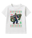 Koszulka dziecięca Świąteczna śmieszna Yeti Six Seven 6 7 ugly sweater