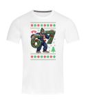 Koszulka męska Świąteczna śmieszna Yeti Six Seven 6 7 ugly sweater