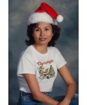 Koszulka damska Świąteczna Mikołaj Vintage Just waiting for Christmas