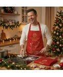 Fartuch Master Chief szef kuchni Świąteczny prezent na Święta Wpisz imię
