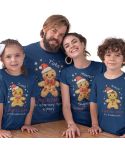 Koszulki Świąteczne Zestaw dla rodziny 2+2 na Święta Pierniki Ciacho Imiona
