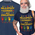 Koszulka męska Najlepszy Dziadek jest Zaklepany na Dzień Dziadka z Imionami