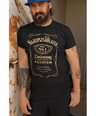 Koszulka męska Najlepszy 50 latek Nr. 1 Premium prezent na urodziny