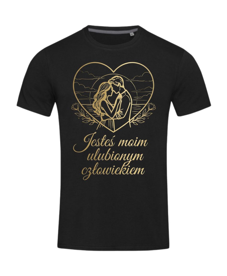 Koszulka męska Jesteś moim ulubionym człowiekiem prezent na walentynki