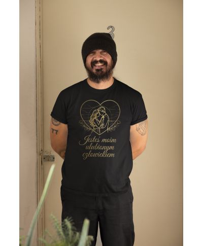 Koszulka męska Jesteś moim ulubionym człowiekiem prezent na walentynki