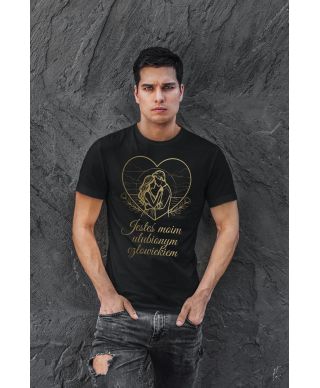 Koszulka męska Jesteś moim ulubionym człowiekiem prezent na walentynki