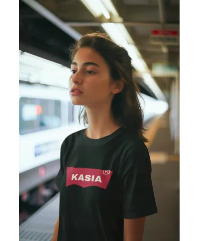 Koszulka dziecięca z nadrukiem dowolnym własnym napisem parodia t-shirt