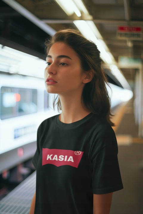 Koszulka dziecięca z nadrukiem dowolnym własnym napisem parodia t-shirt — zdjęcie 5