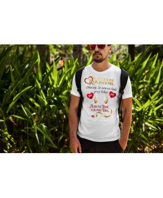 Koszulka męska Kochanie zawsze będę przy Tobie prezent na Walentynki