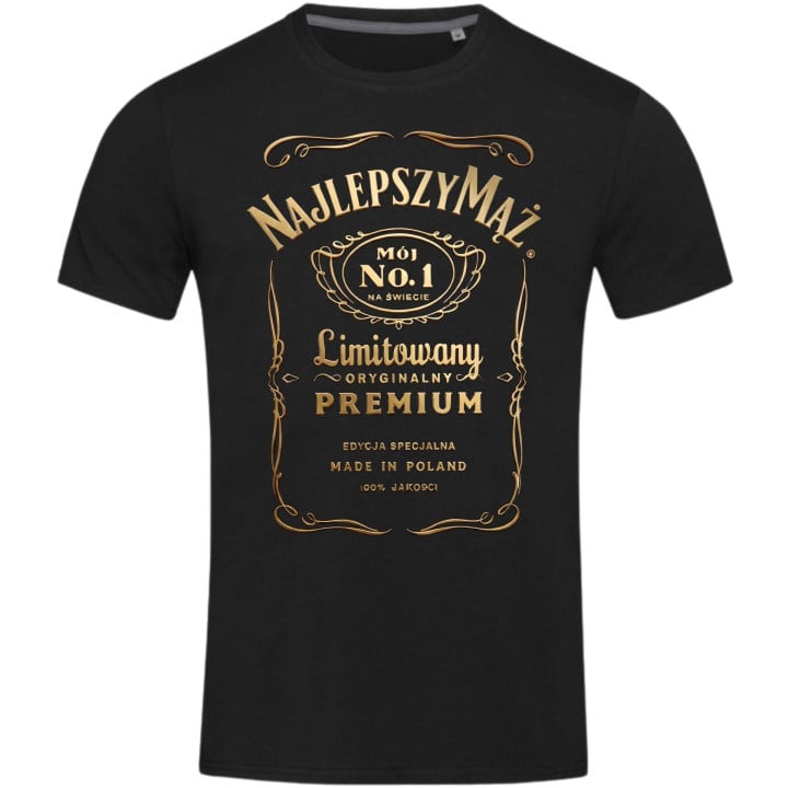 Koszulka męska Najlepszy Mąż Świata T-shirt Premium edycja specjalna