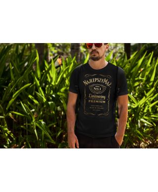 Koszulka męska Najlepszy Mąż Świata T-shirt Premium edycja specjalna