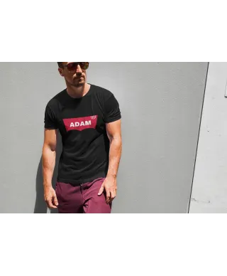 Koszulka męska z nadrukiem dowolnym własnym napisem parodia modny t-shirt