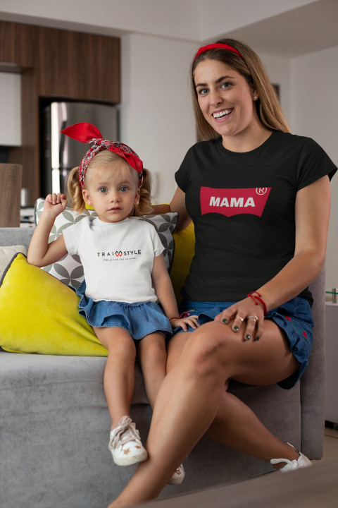 Koszulka damska z nadrukiem dowolnym własnym napisem parodia modny t-shirt — zdjęcie 4