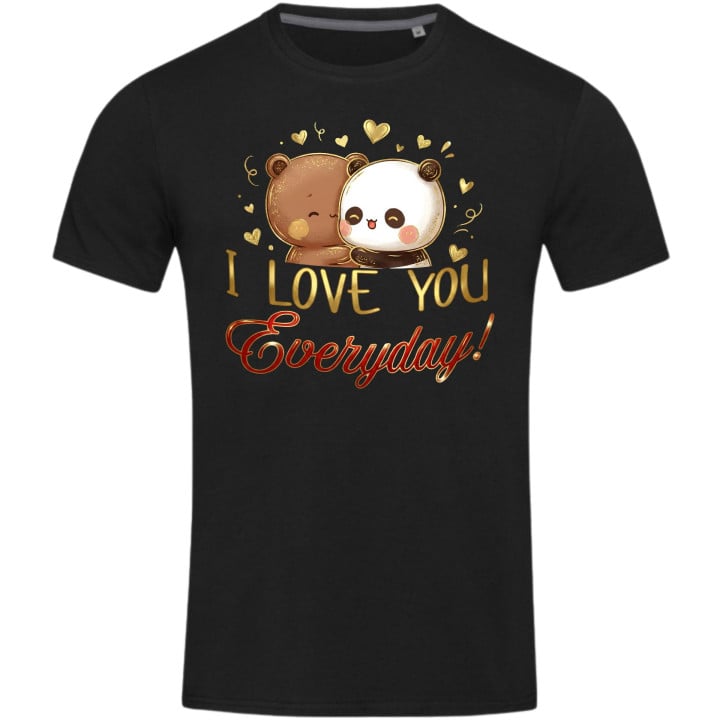 Koszulka męska I Love you Everyday słodkie misie prezent na walentynki